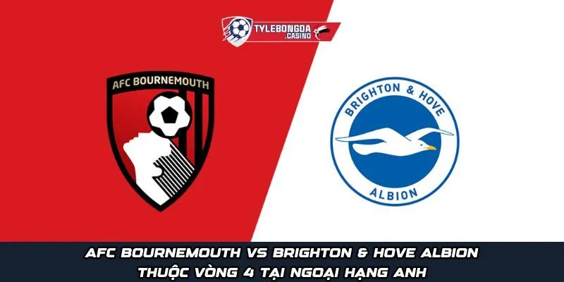 AFC Bournemouth vs Brighton & Hove Albion thuộc vòng 4 tại Ngoại Hạng Anh