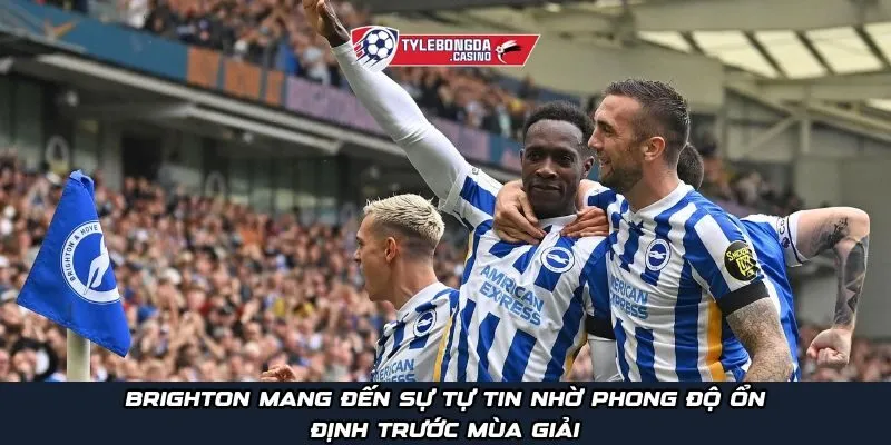 Brighton mang đến sự tự tin nhờ phong độ ổn định trước mùa giải