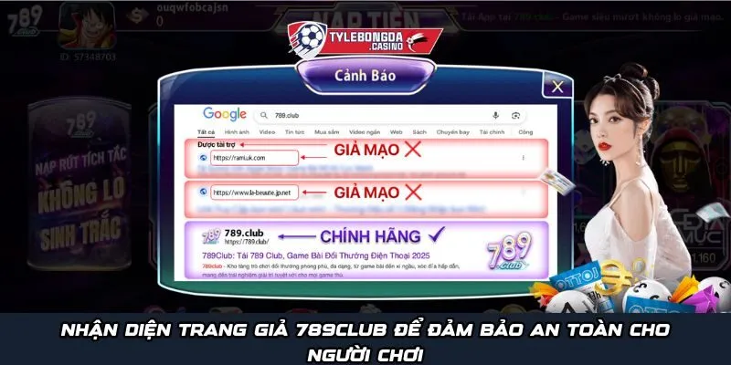 Nhận diện trang giả 789Club để đảm bảo an toàn cho người chơi